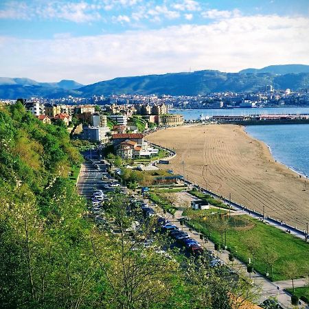 Apartamento En La Playa Con Parking Privado Getxo Exteriör bild